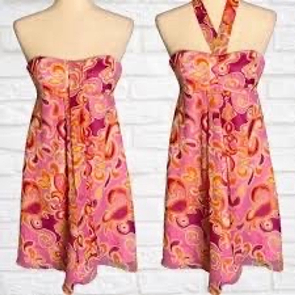 Lilly Pulitzer Pink Paisley Silk Dress‎ – Size 10